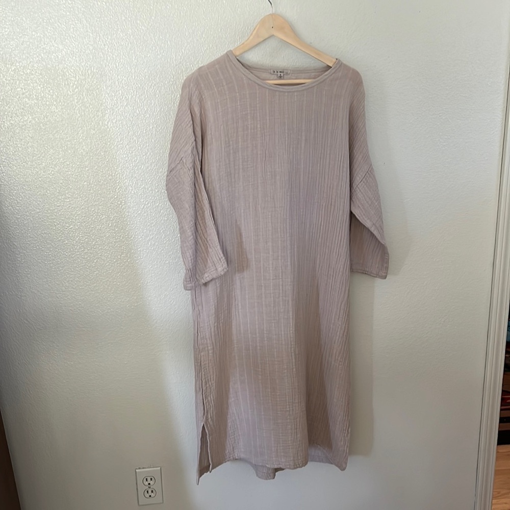 It is Well L.A. gauze dress. Medium